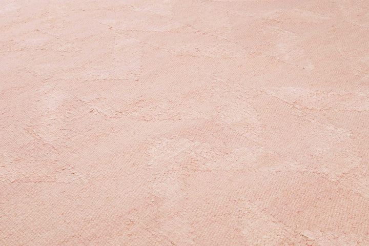 Feel4U Kelim Teppich rosa Kurzflor rechteckig