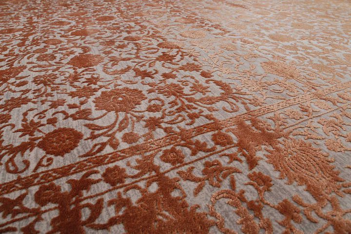 Florida Teppich terracotta braun Kurzflor rechteckig