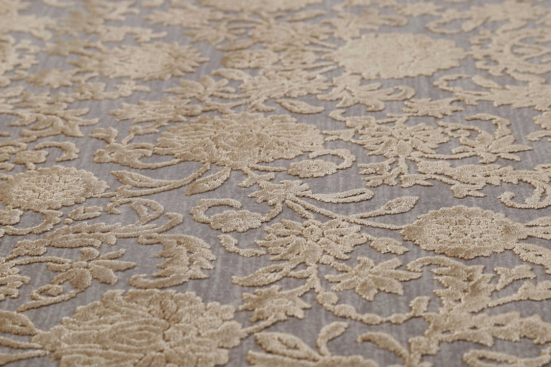 Florida Teppich gold Kurzflor rechteckig