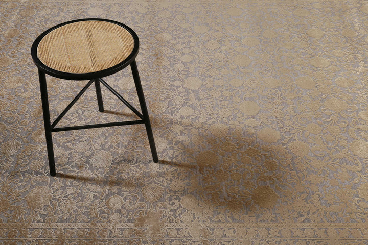 Florida Teppich gold Kurzflor rechteckig