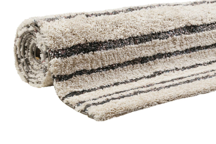 Gesa Teppich creme weiß Hochflor rechteckig