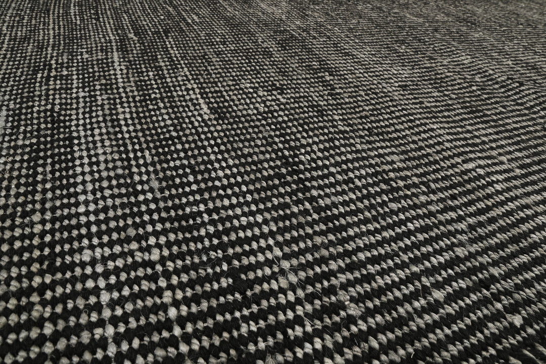 Gobi Teppich schwarz Kurzflor rechteckig