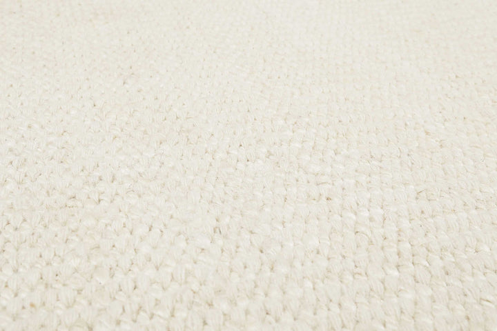 Gobi Teppich creme Kurzflor rund