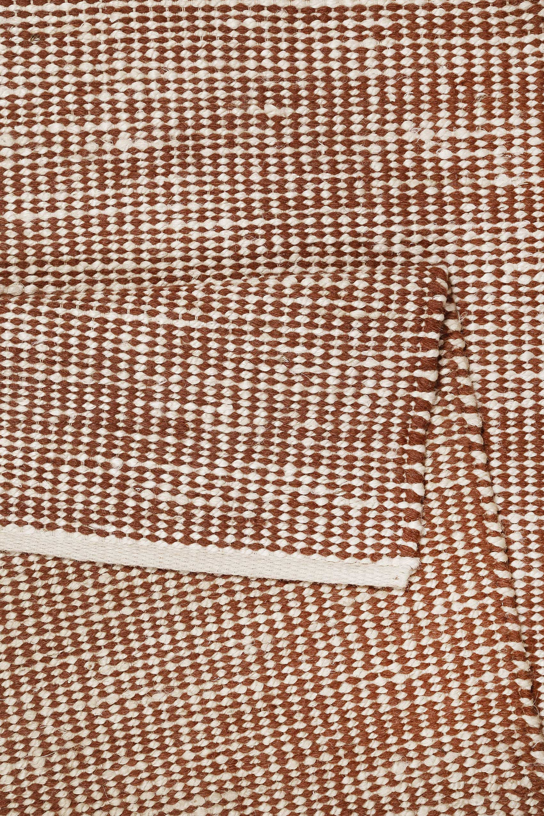 Gobi Teppich rotbraun beige Kurzflor rechteckig