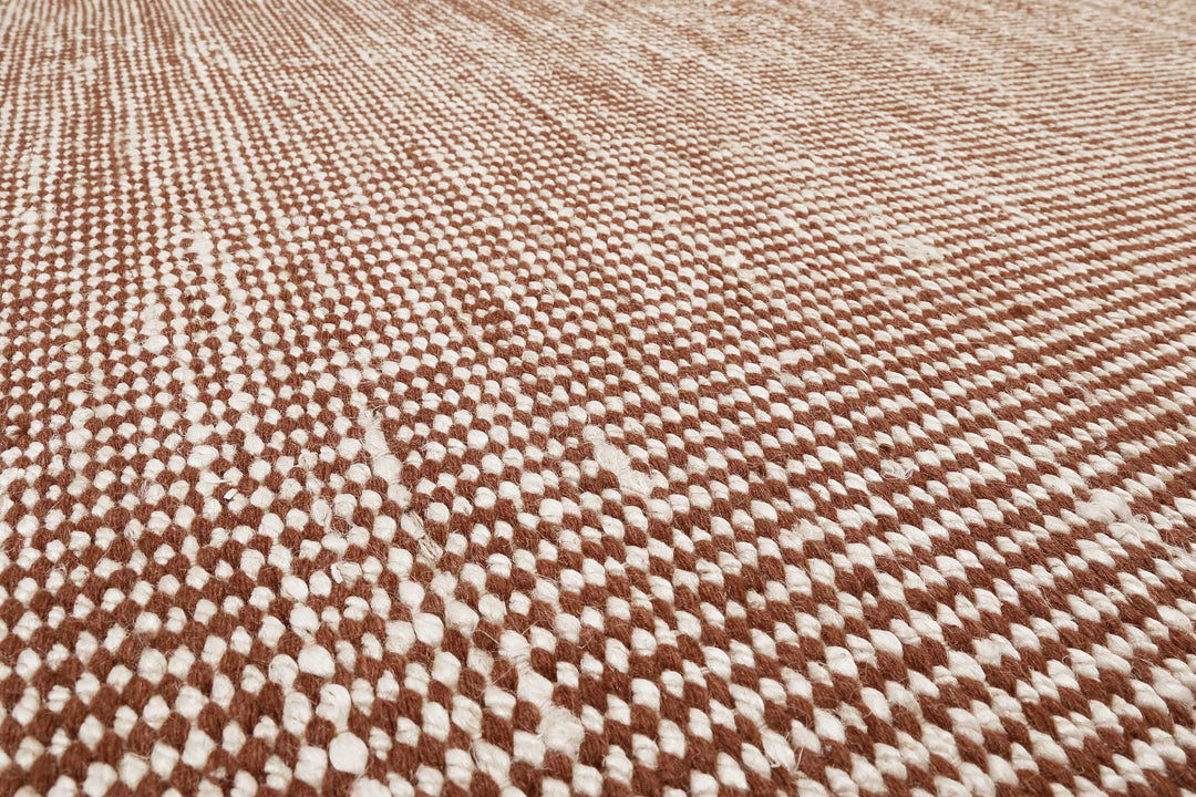 Gobi Teppich rotbraun beige Kurzflor rechteckig