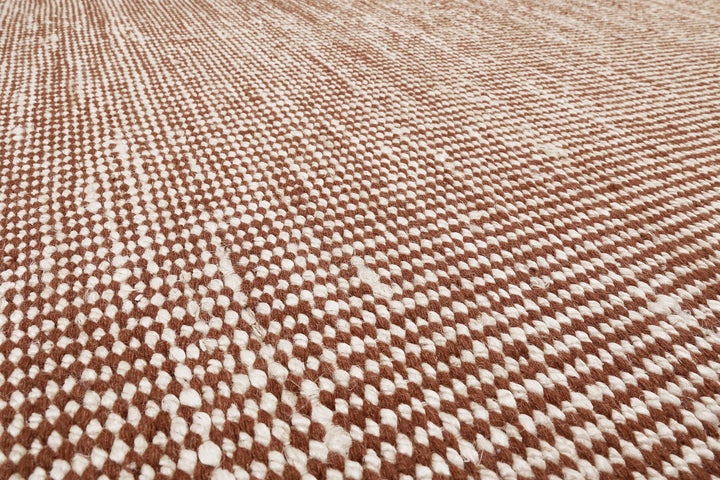 Gobi Teppich rotbraun beige Kurzflor rechteckig