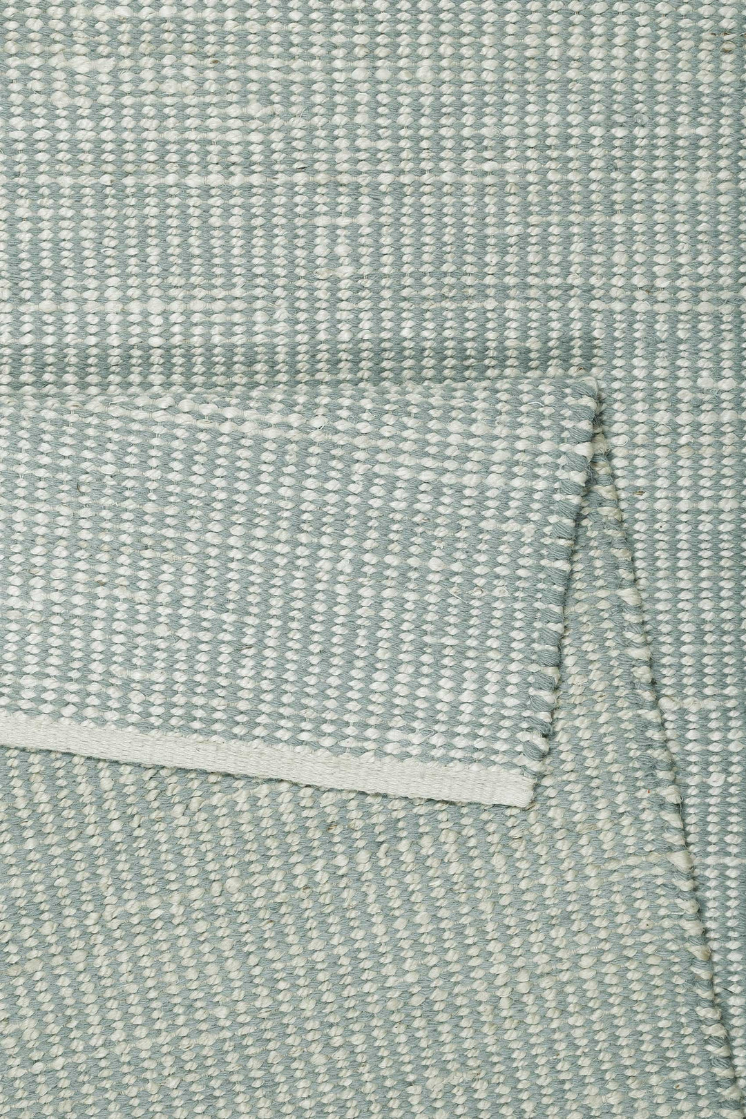 Gobi Teppich mintgrün beige Kurzflor rechteckig