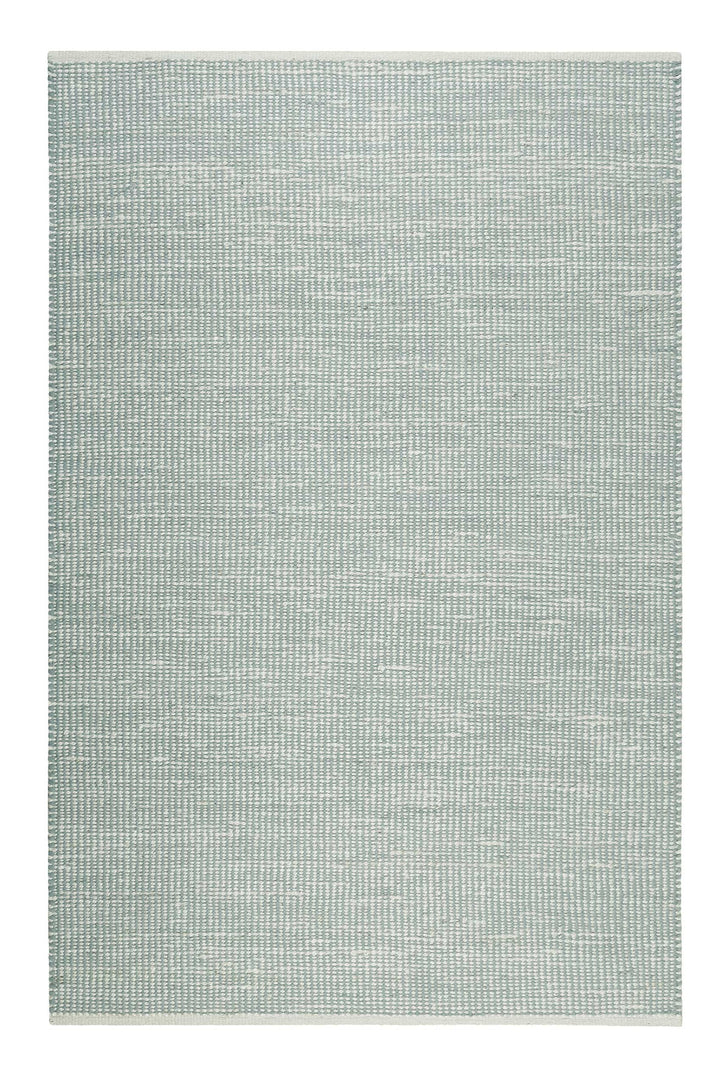 Gobi Teppich mintgrün beige Kurzflor rechteckig