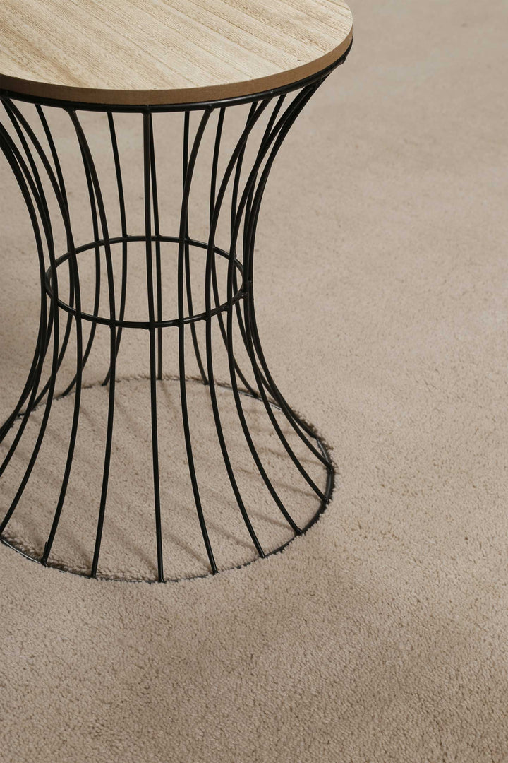 Greenwood Rug Teppich creme beige Kurzflor rechteckig