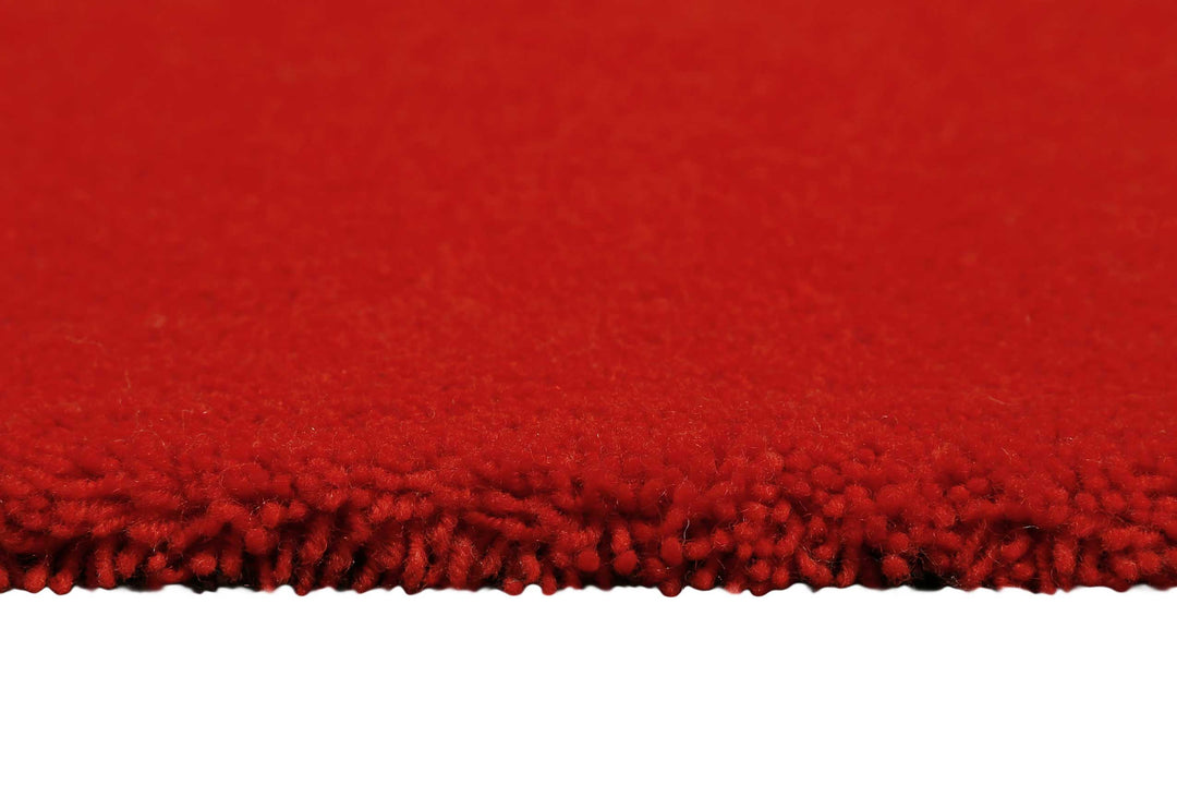 Greenwood Rug Teppich rot Kurzflor rechteckig