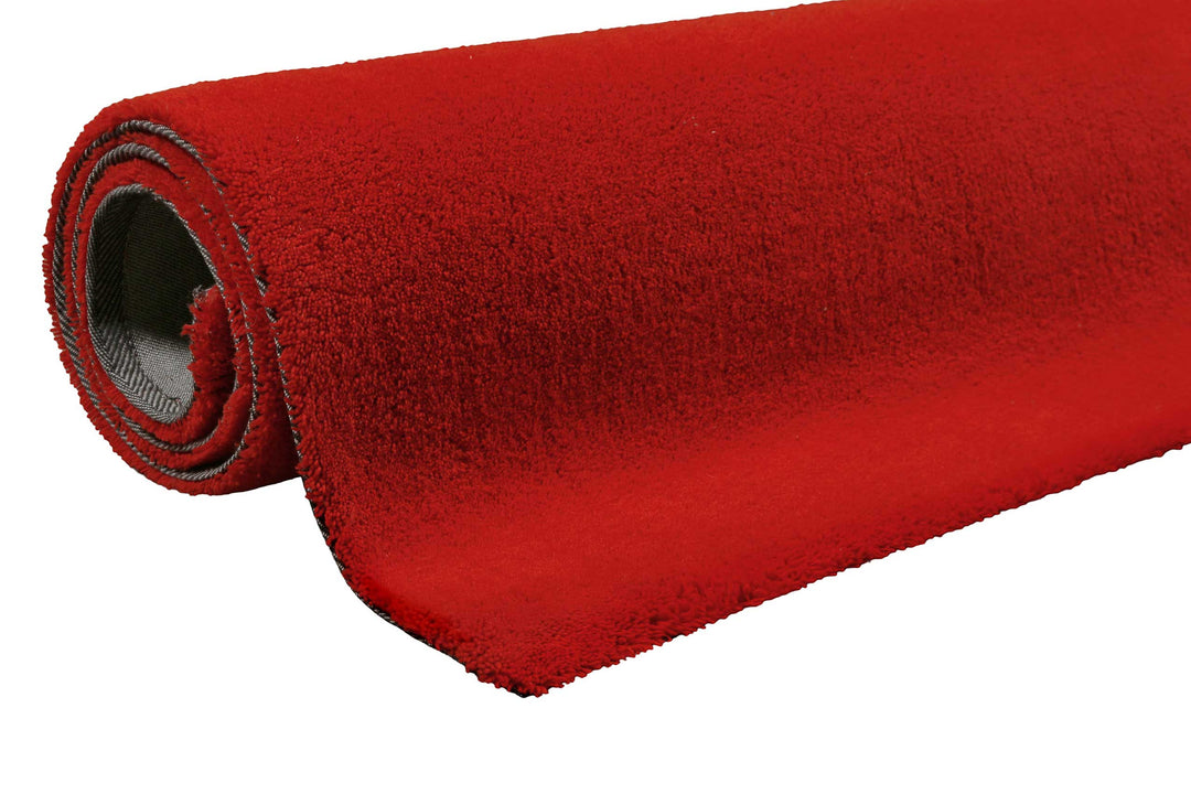 Greenwood Rug Teppich rot Kurzflor rechteckig