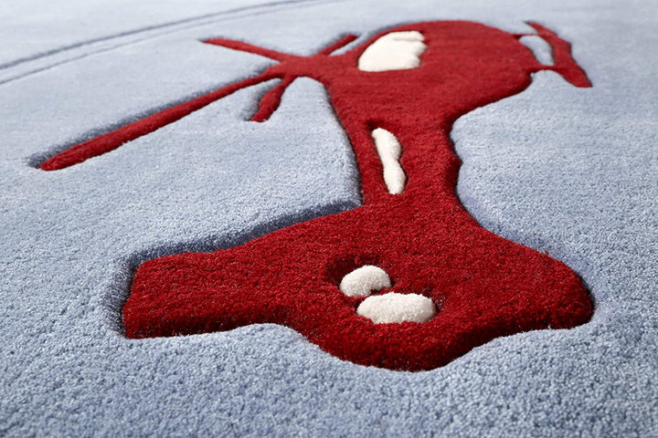 Heli Rescue Teppich blau Kurzflor rechteckig