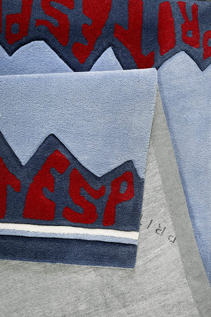 Heli Rescue Teppich blau Kurzflor rechteckig