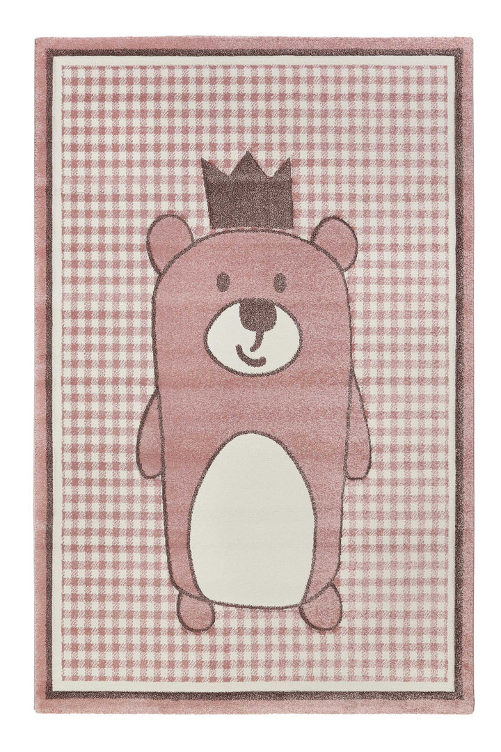 Henry Teppich rosa Kurzflor rechteckig