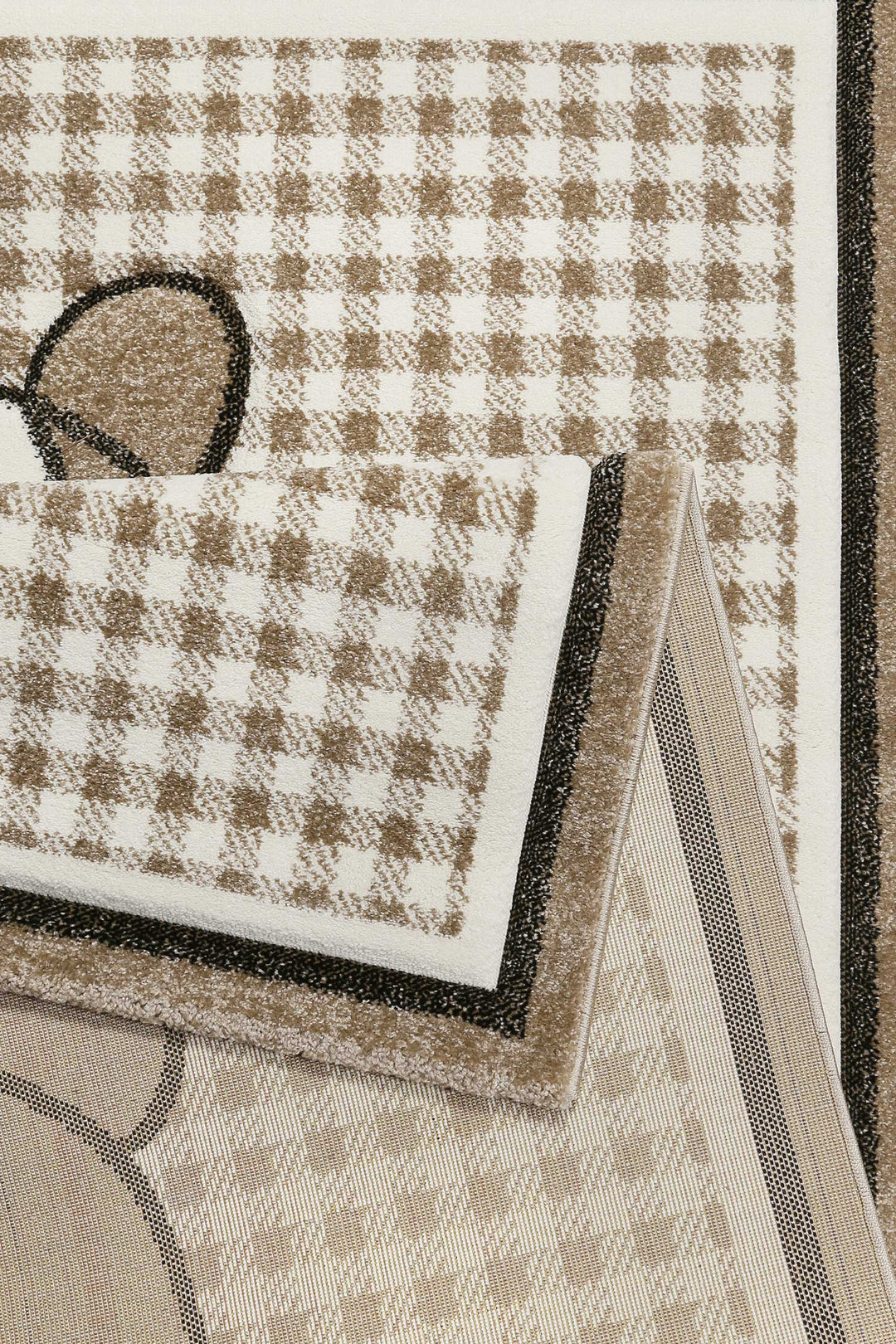 Henry Teppich taupe Kurzflor rechteckig