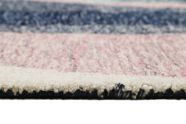 Hills Teppich bunt Kurzflor rechteckig