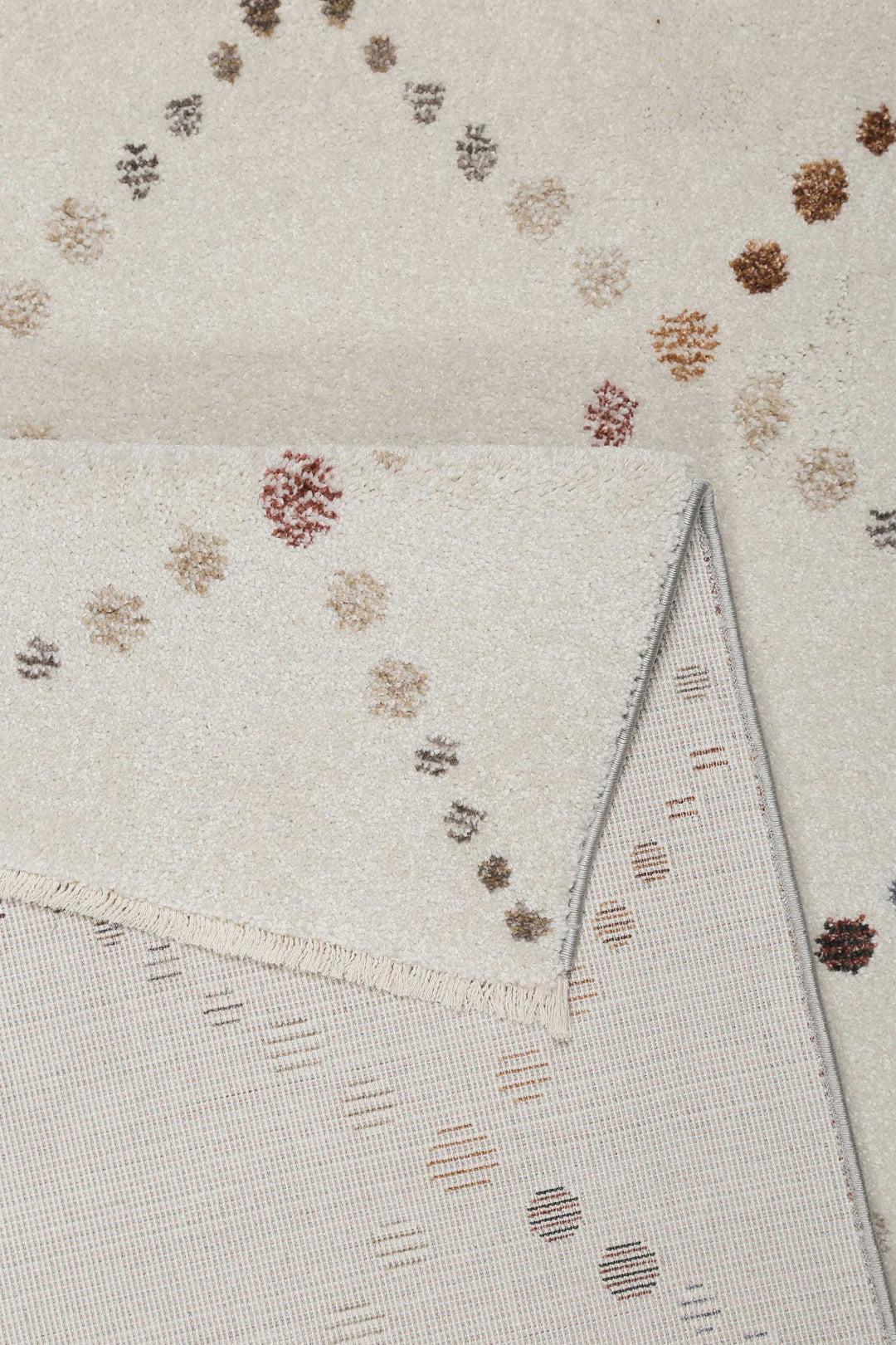 Ina Teppich beige Kurzflor rechteckig