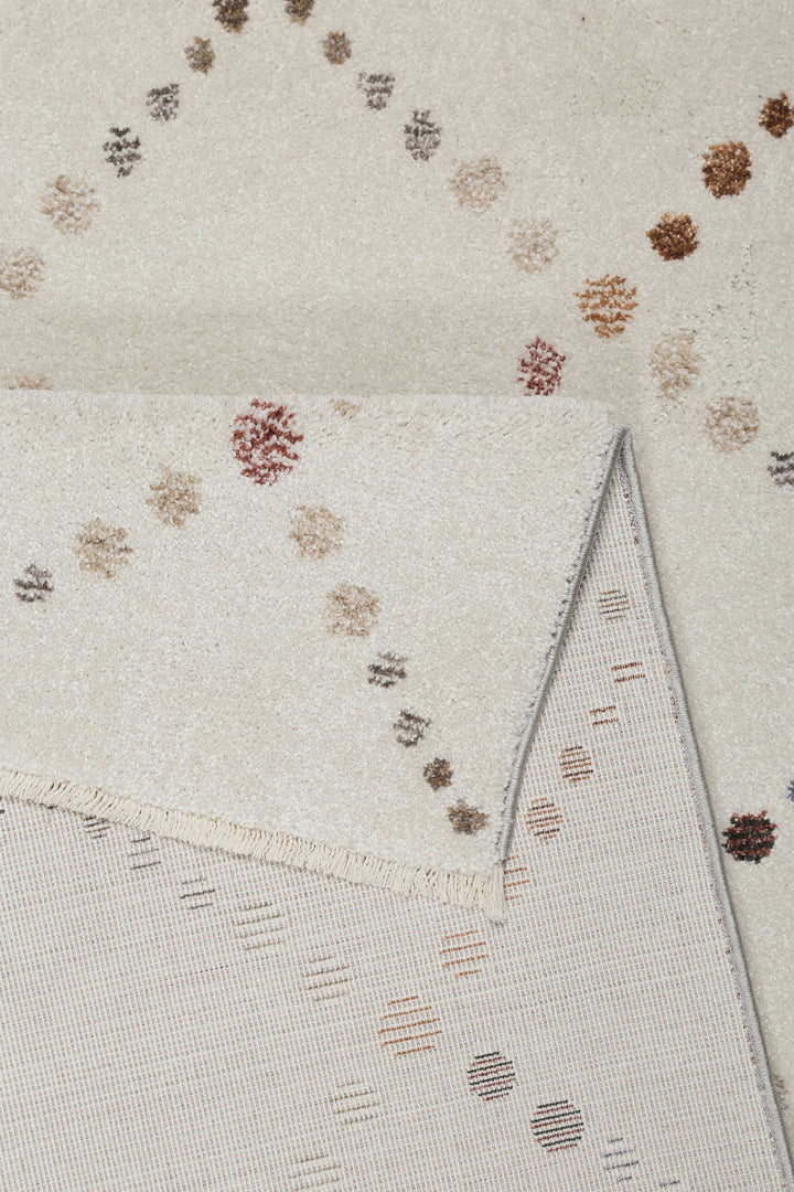 Ina Teppich beige Kurzflor rechteckig