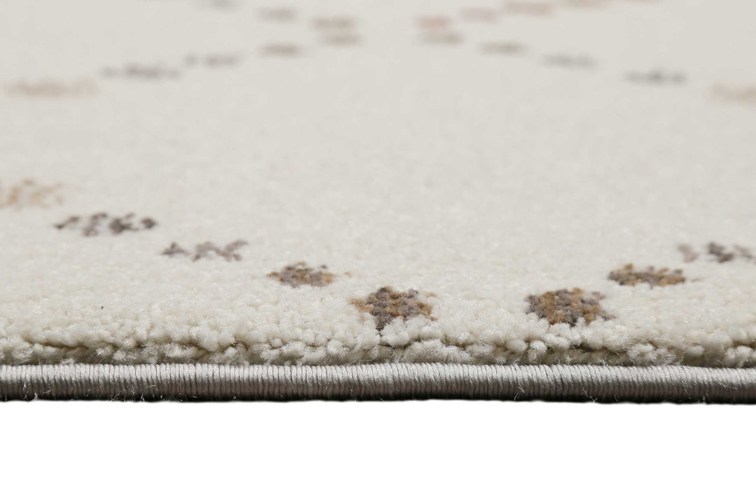 Ina Teppich beige Kurzflor rechteckig