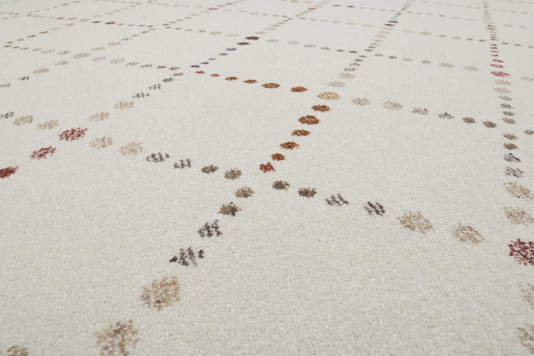 Ina Teppich beige Kurzflor rechteckig