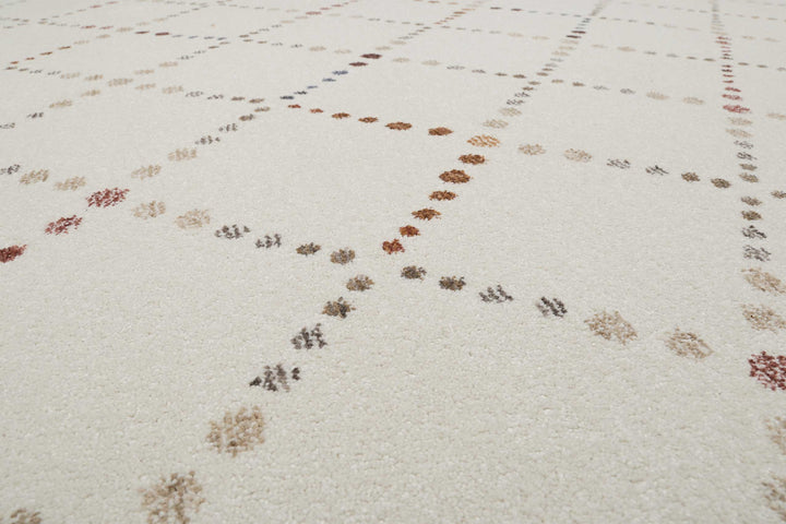 Ina Teppich beige Kurzflor rechteckig