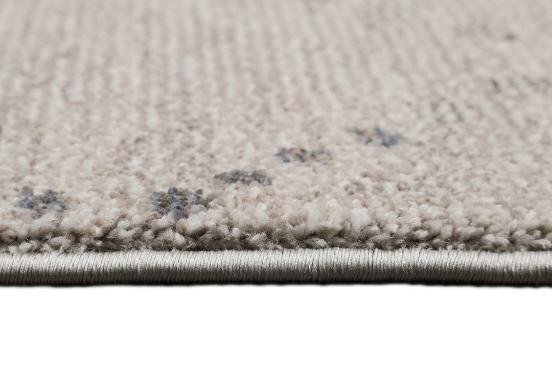 Ina Teppich grau Kurzflor rechteckig