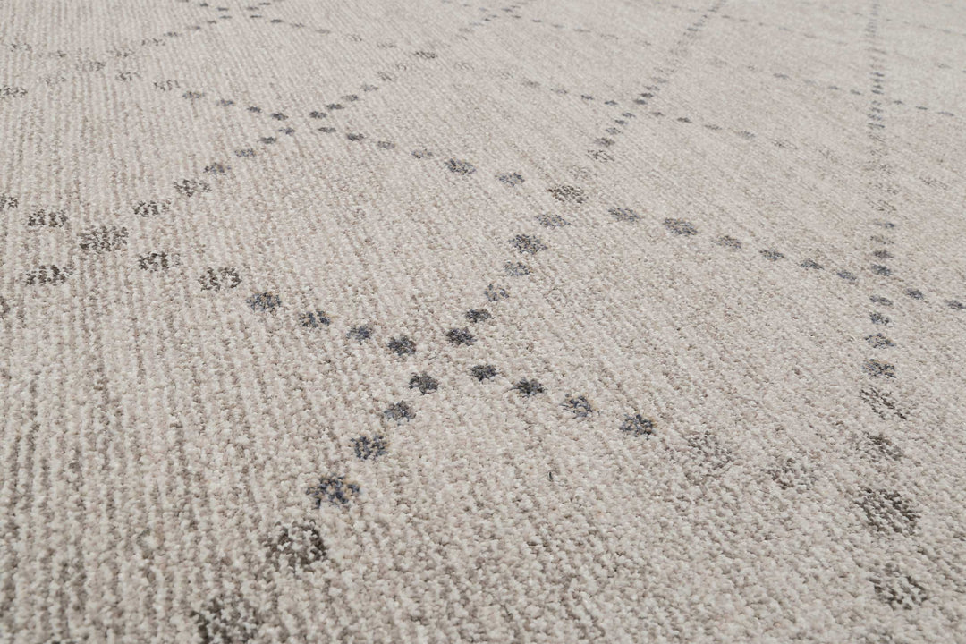 Ina Teppich grau Kurzflor rechteckig