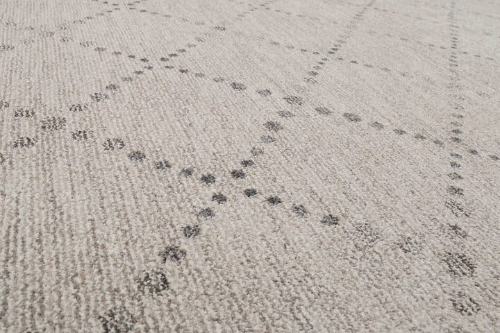 Ina Teppich grau Kurzflor rechteckig