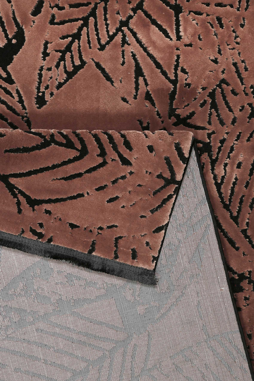 Inga Teppich cognac braun Kurzflor rechteckig