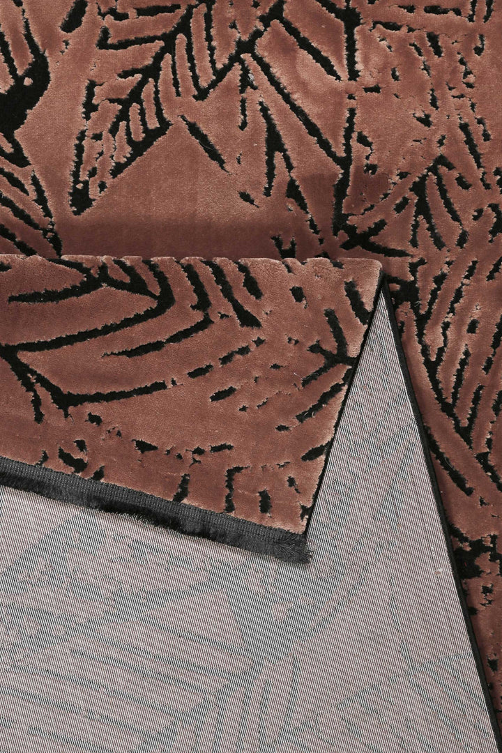 Inga Teppich cognac braun Kurzflor rechteckig