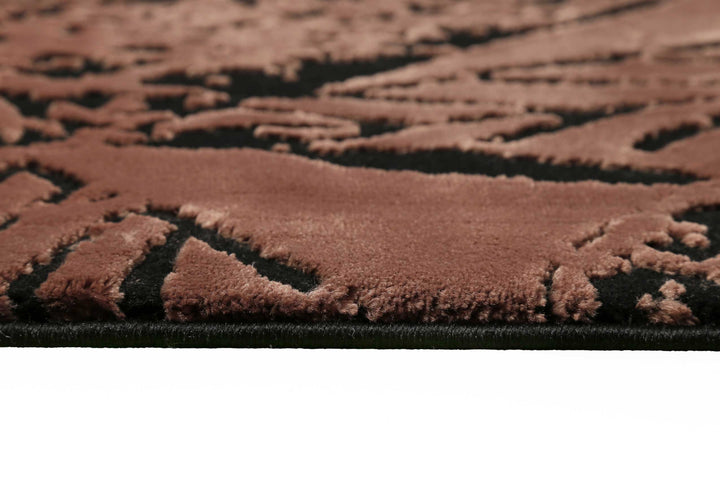 Inga Teppich cognac braun Kurzflor rechteckig