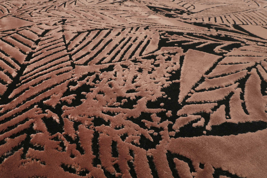 Inga Teppich cognac braun Kurzflor rechteckig