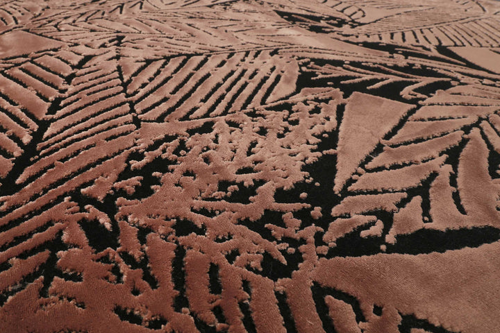 Inga Teppich cognac braun Kurzflor rechteckig