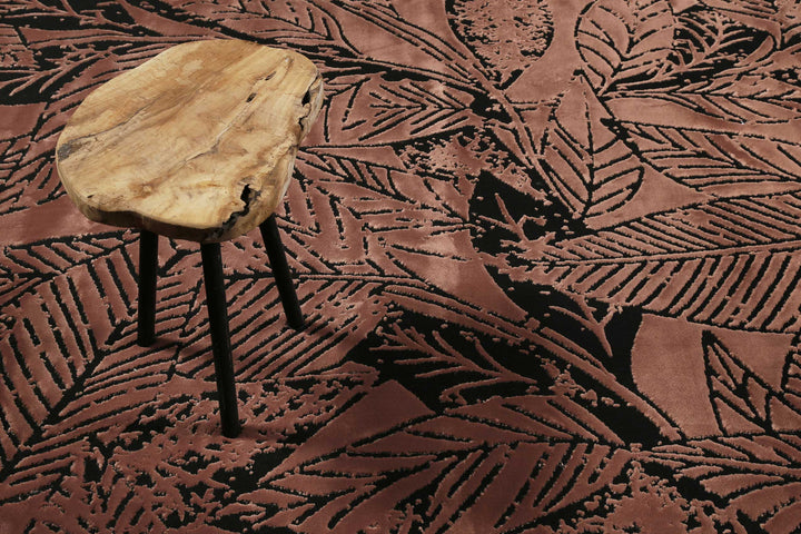 Inga Teppich cognac braun Kurzflor rechteckig