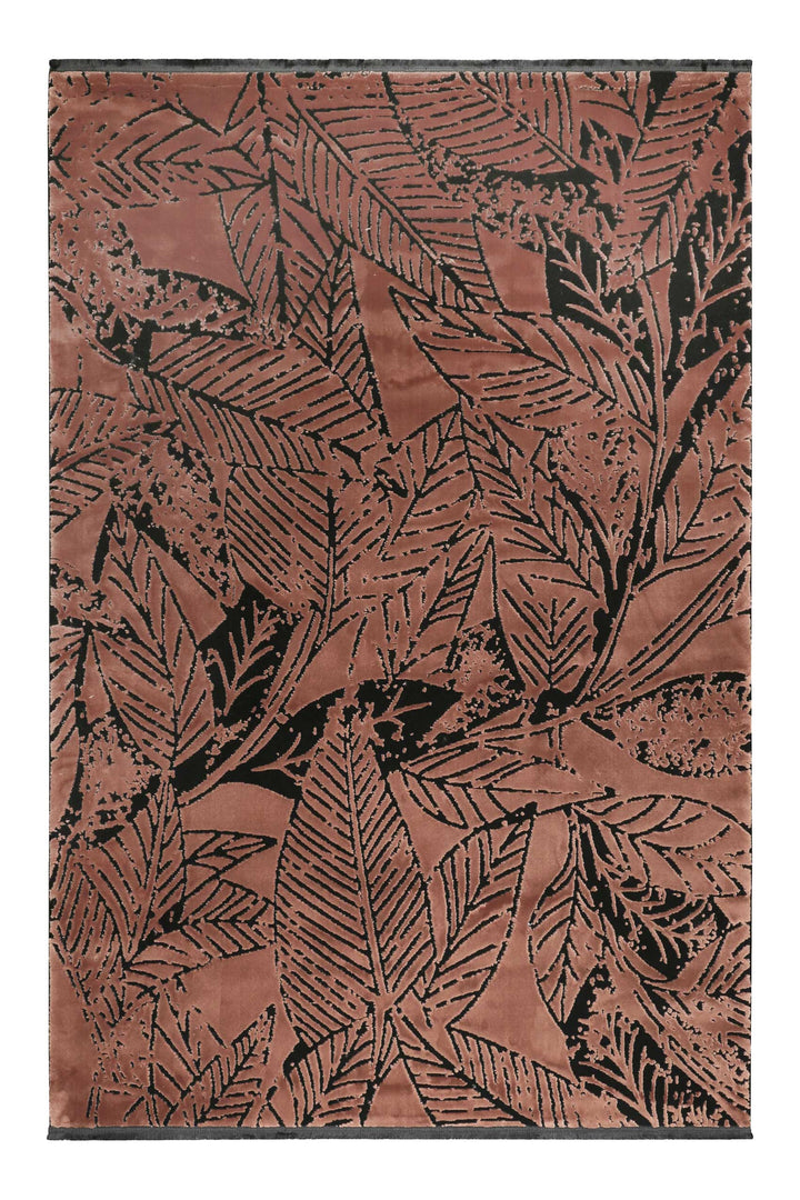 Inga Teppich cognac braun Kurzflor rechteckig