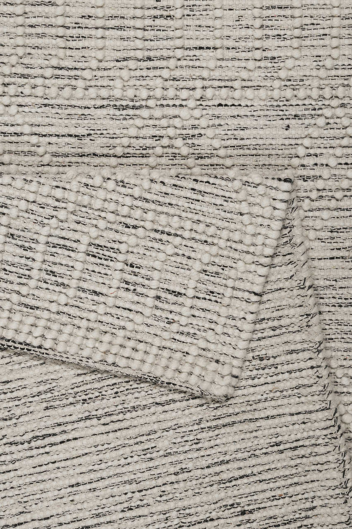 Ivy Teppich wollweiß Kurzflor rechteckig