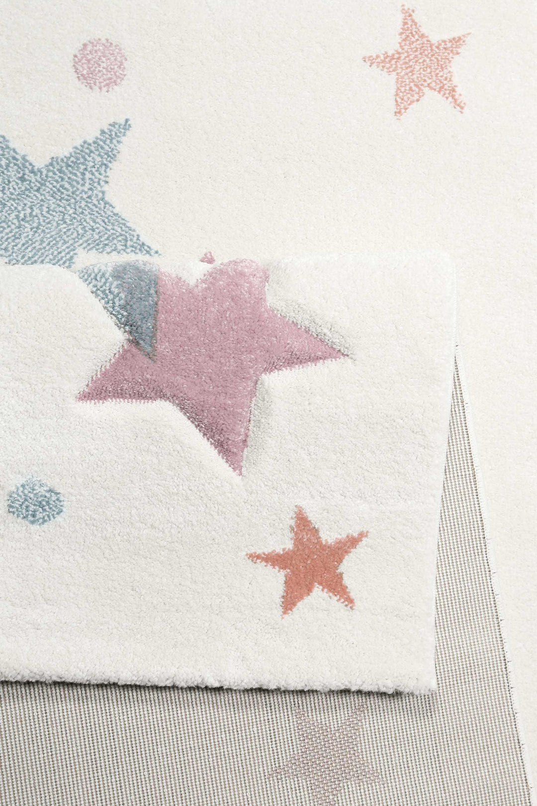 Jonne Teppich weiß Kurzflor rechteckig