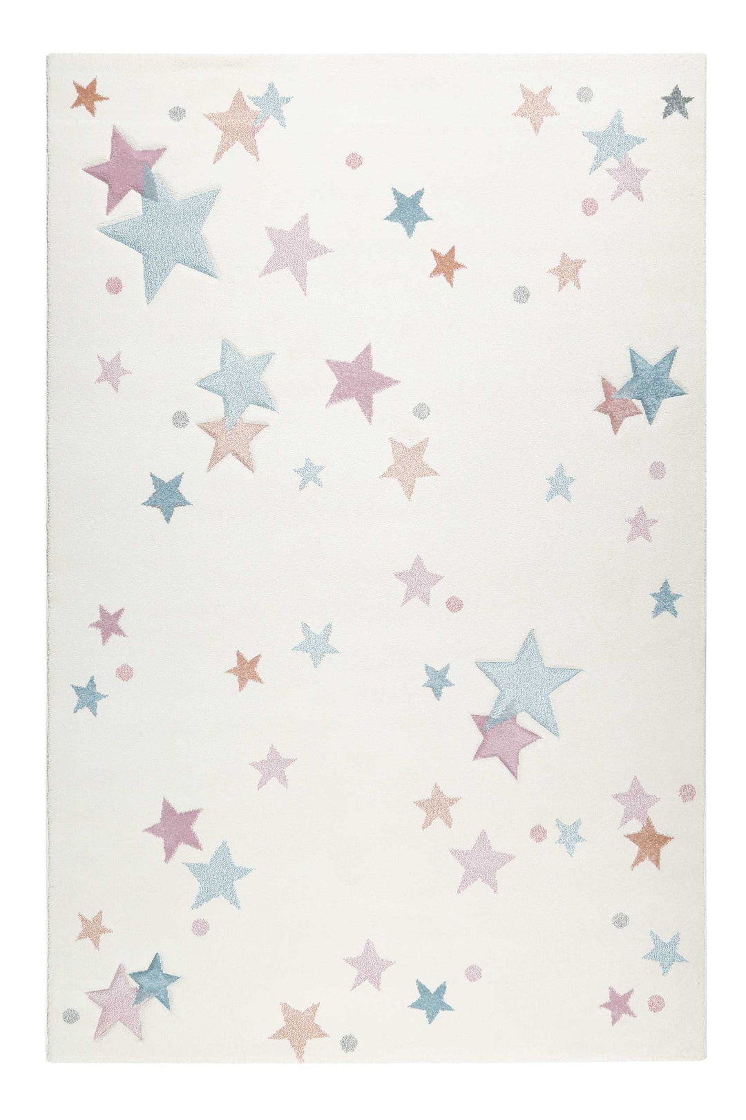 Jonne Teppich weiß Kurzflor rechteckig