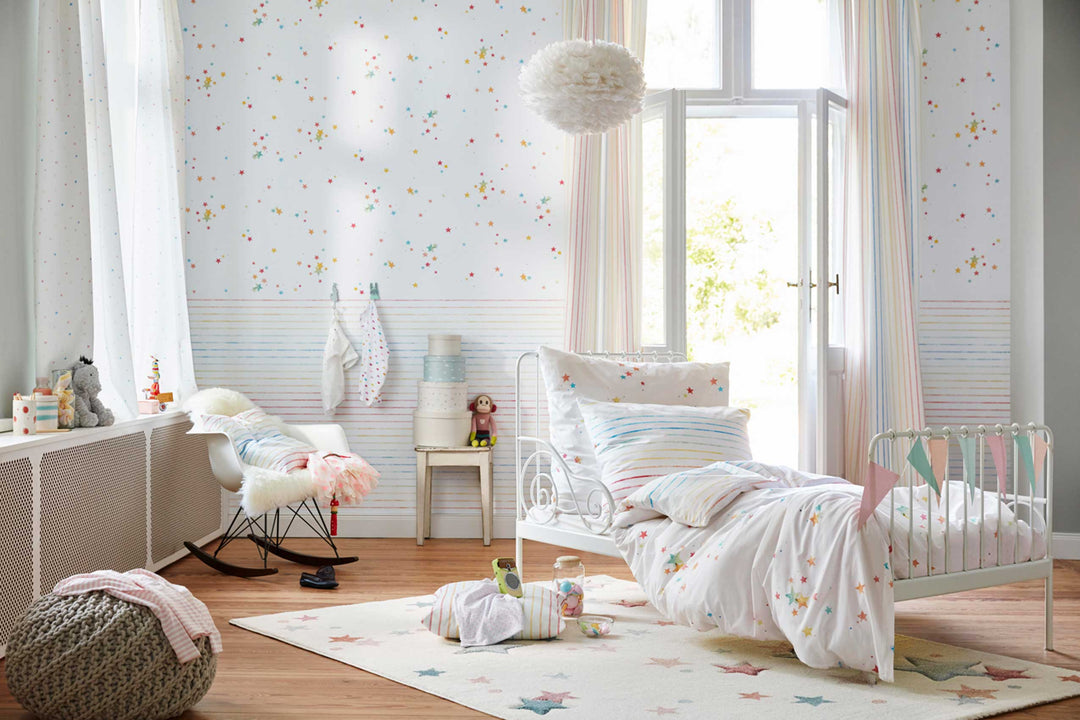 Jonne Teppich weiß Kurzflor rechteckig