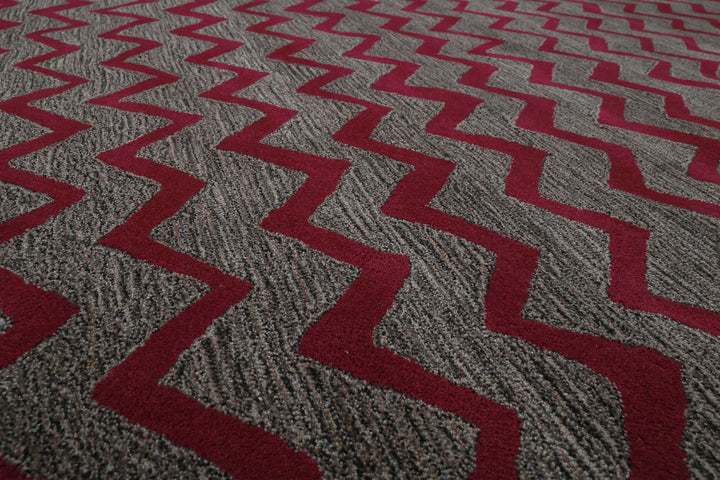 Kalahari Teppich beere Kurzflor rechteckig