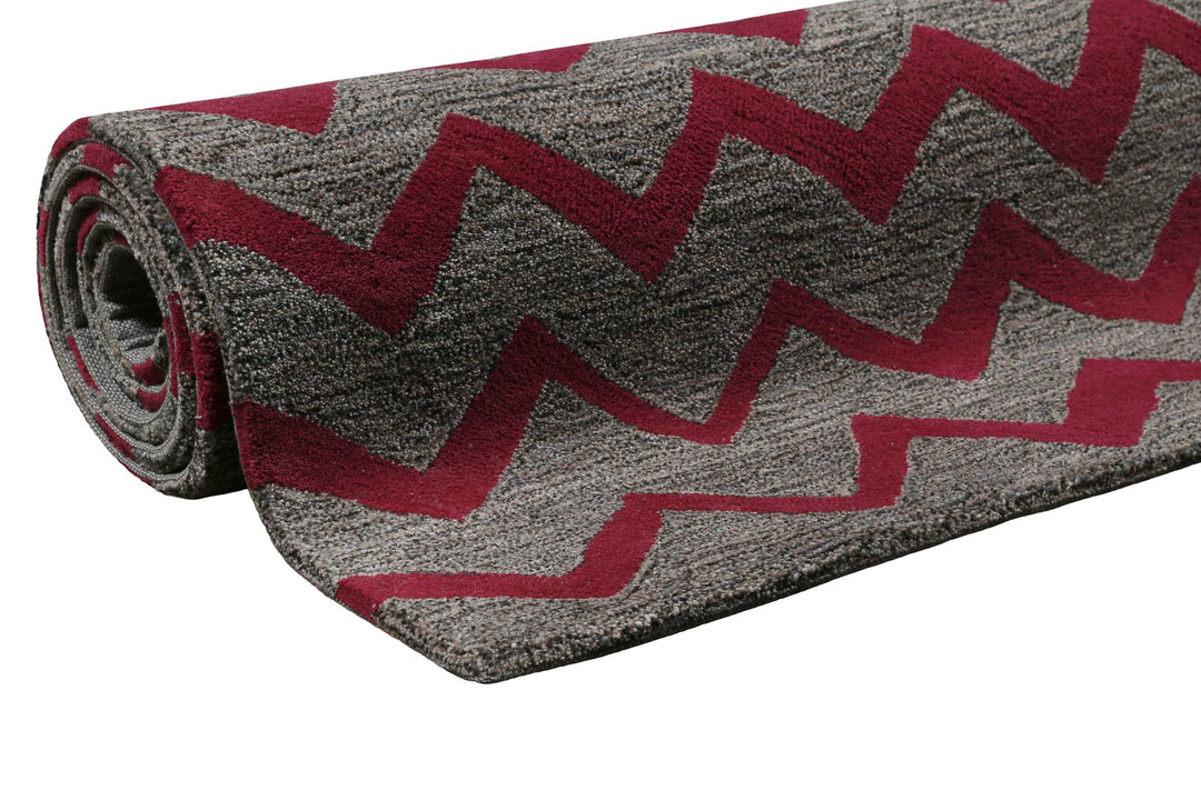 Kalahari Teppich beere Kurzflor rechteckig