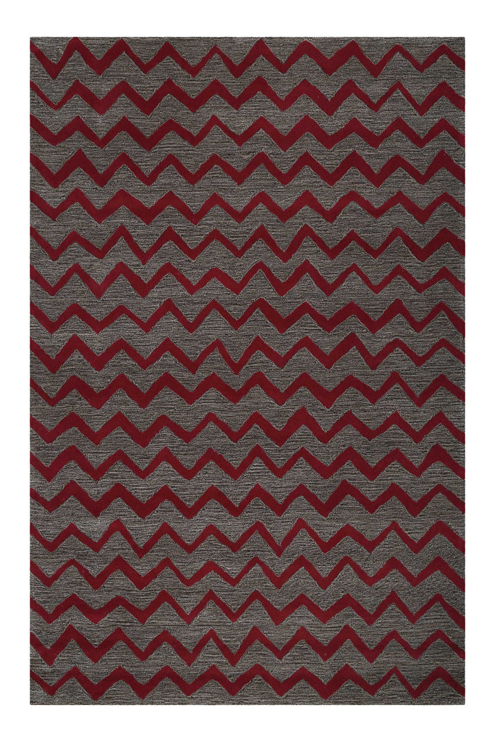 Kalahari Teppich beere Kurzflor rechteckig