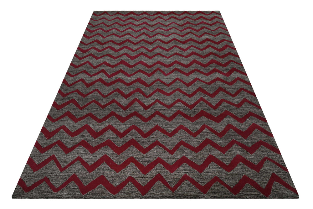 Kalahari Teppich beere Kurzflor rechteckig