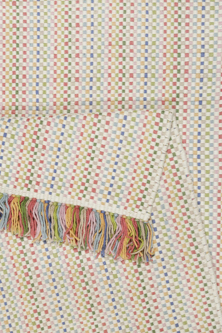 Kids Durrie Teppich multicolor Kurzflor rechteckig