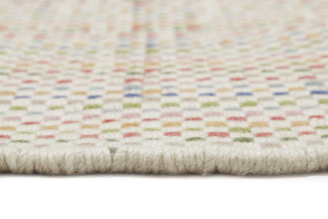 Kids Durrie Teppich multicolor Kurzflor rechteckig