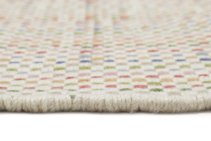 Kids Durrie Teppich multicolor Kurzflor rechteckig