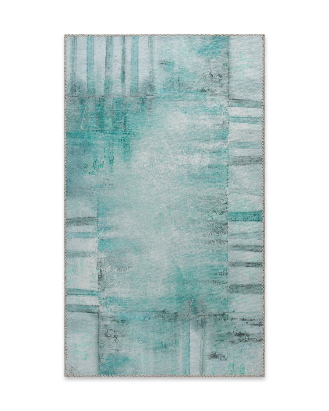 Esprit Flachgewebeteppich Blau Multi "Maui", kleine Größe 70 x 120 cm freigestellt