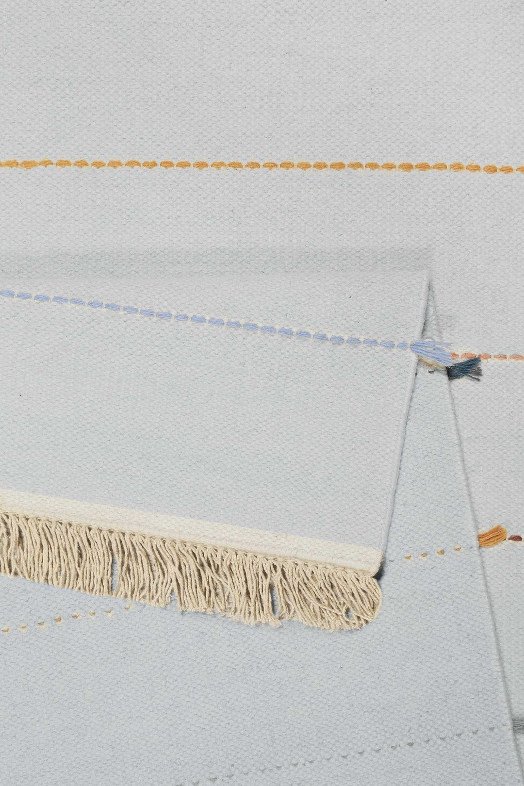 Lina Teppich grau bunt Kurzflor rechteckig