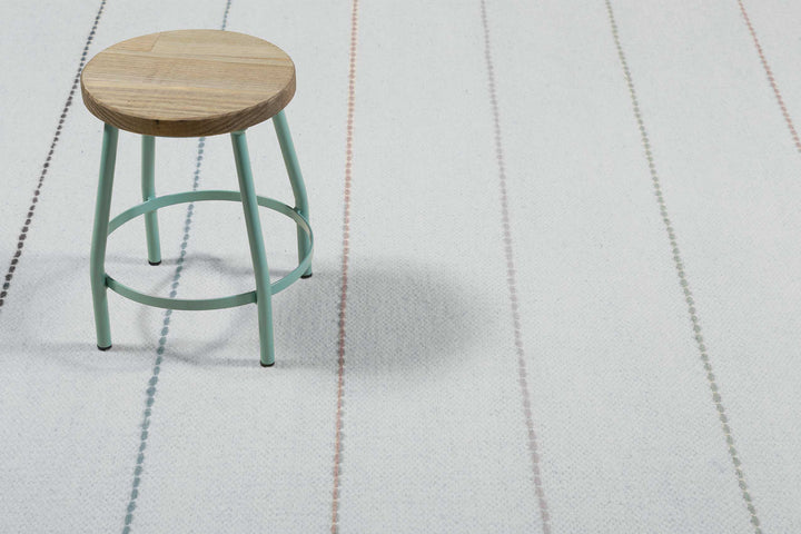 Lina Teppich grau bunt Kurzflor rechteckig