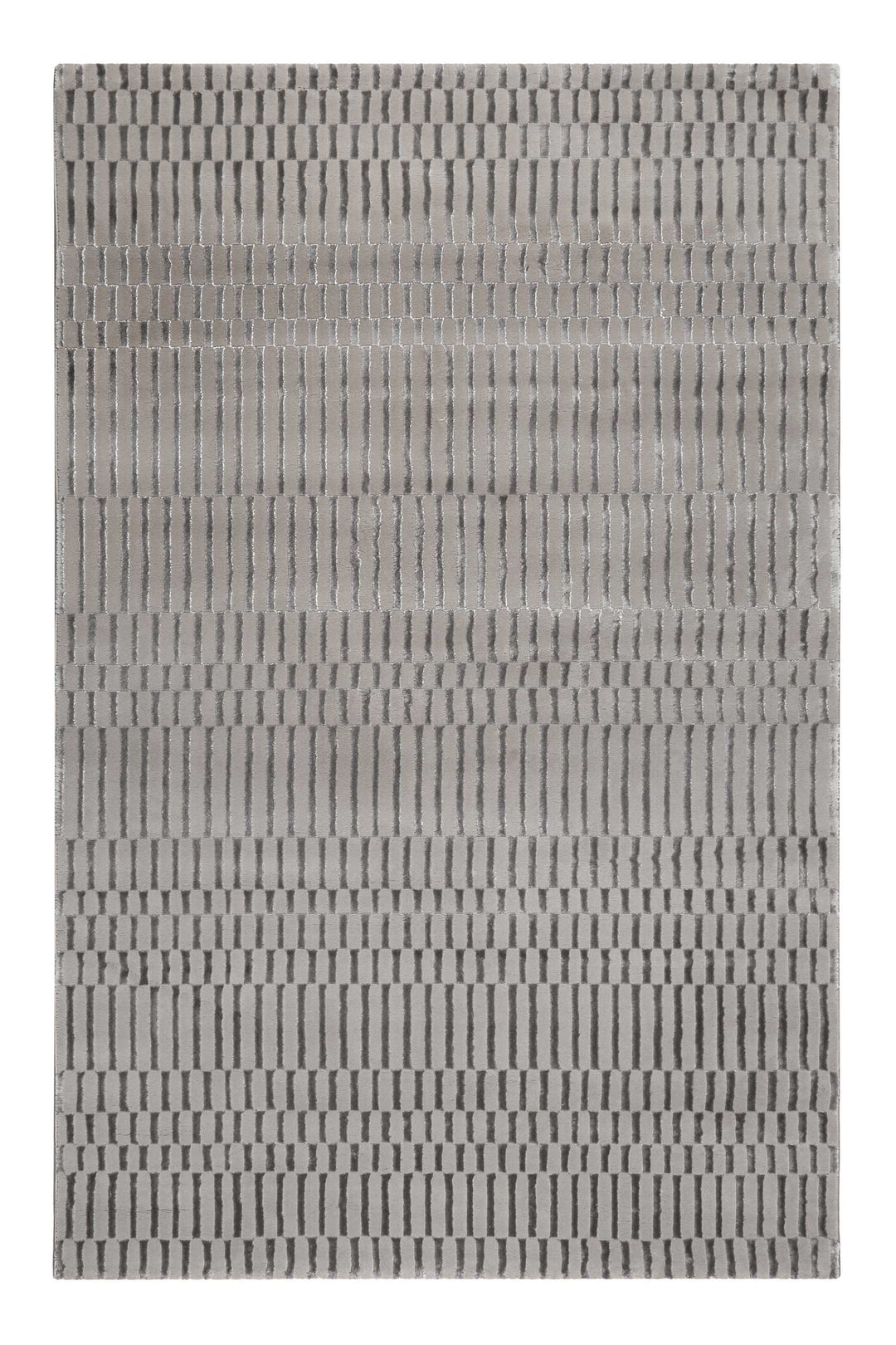 Linn Teppich grau Kurzflor rechteckig